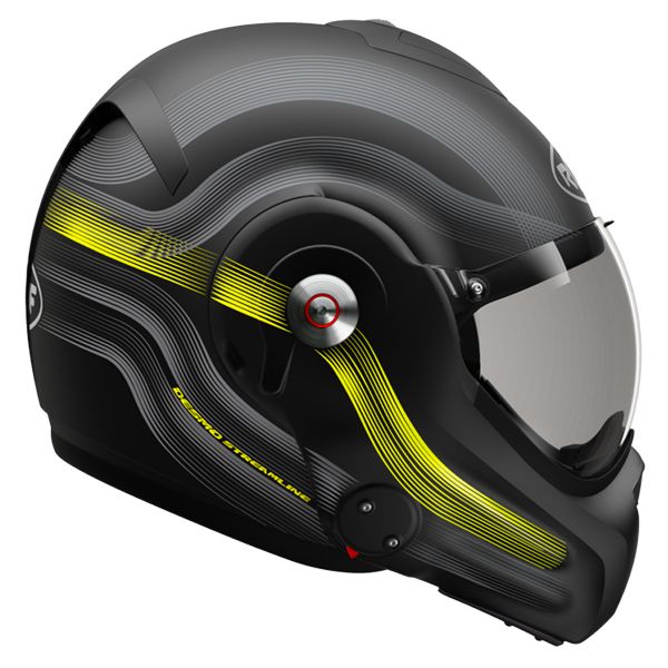Roof Desmo Streamline Noir Acier Jaune Fluo Mat 3e Generation