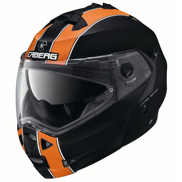 Casque Modulable Caberg Duke Legend Matt Black Orange