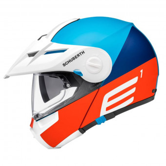 Casque Modulable Schuberth E1 Cut Bleu Casque Modulable Schuberth E1 Cut Bleu