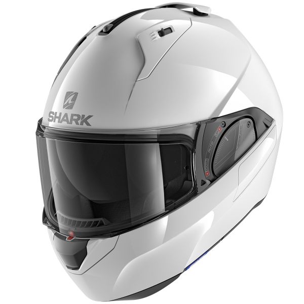 Casque Modulable Shark Evo-Es Blank WHU Casque Modulable Shark Evo-Es Blank WHU