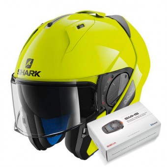 Casque Moto Equipé Bluetoothintercom Livré Avec Le Kit Monté