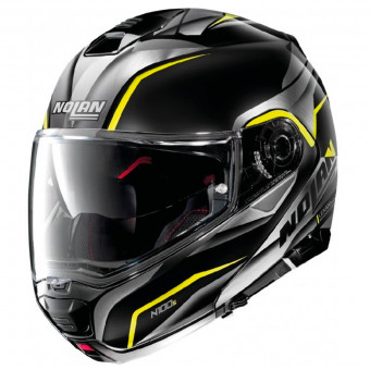 Casque Modulable Nolan N100 5 Balteus N-Com Black Yellow 43 Casque Modulable Nolan N100 5 Balteus N-Com Black Yellow 43