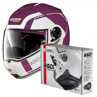 Casque Modulable Nolan N100 5 Consistency N-Com Fuchsia Kiss 25 + Kit Bluetooth B601R Casque Modulable Nolan N100 5 Consistency N-Com Fuchsia Kiss 25 + Kit Bluetooth B601R