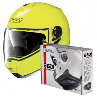Casque Modulable Nolan N100 5 Hi-Visibility N-Com Yellow Fluo 22 + Kit Bluetooth B601R Casque Modulable Nolan N100 5 Hi-Visibility N-Com Yellow Fluo 22 + Kit Bluetooth B601R