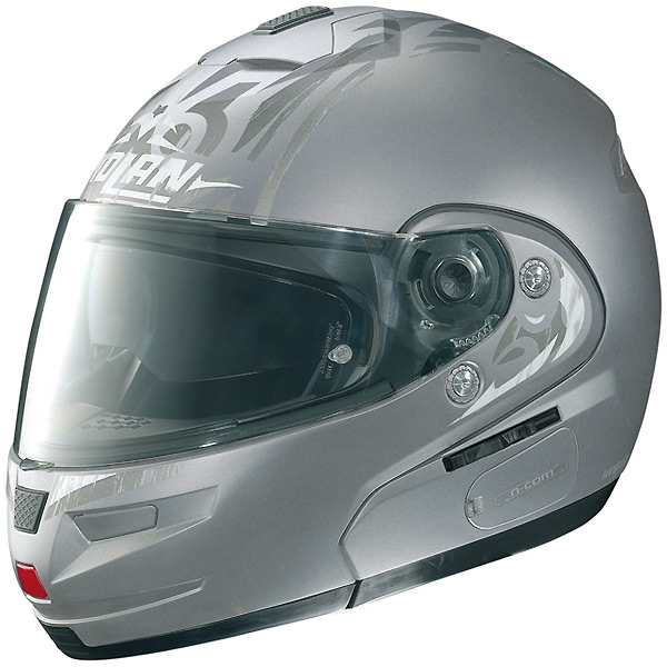 Casque Modulable Nolan N103 Target N-COM Flat Artic Grey 14