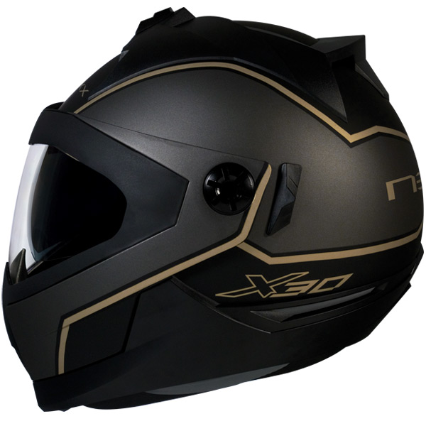 Casque Modulable Nexx X30 Viper Noir Or Mat