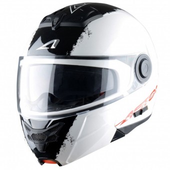 Casque Modulable Astone RT 800 Stripes White Black