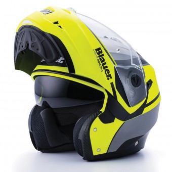 Casque Modulable Blauer Sky II Titane Jaune Noir Mat Casque Modulable Blauer Sky II Titane Jaune Noir Mat