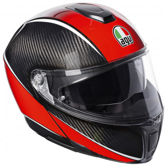 Casque Modulable AGV Sportmodular Aero Carbon Red Casque Modulable AGV Sportmodular Aero Carbon Red