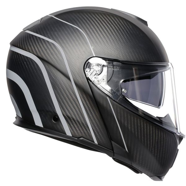 AGV Sportmodular Refractive Carbon Argent