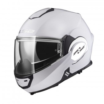 Casque Modulable LS2 Valiant Solid Gloss White FF399