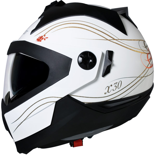 Casque Modulable Nexx X30 Style Blanc Or
