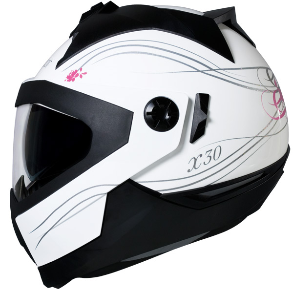 Casque Modulable Nexx X30 Style Blanc Argent