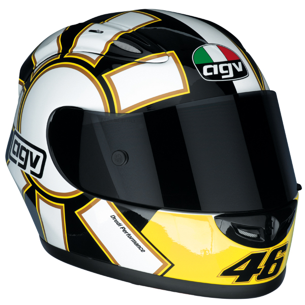 Casque Integral AGV GP Pro Rossi Gothic White