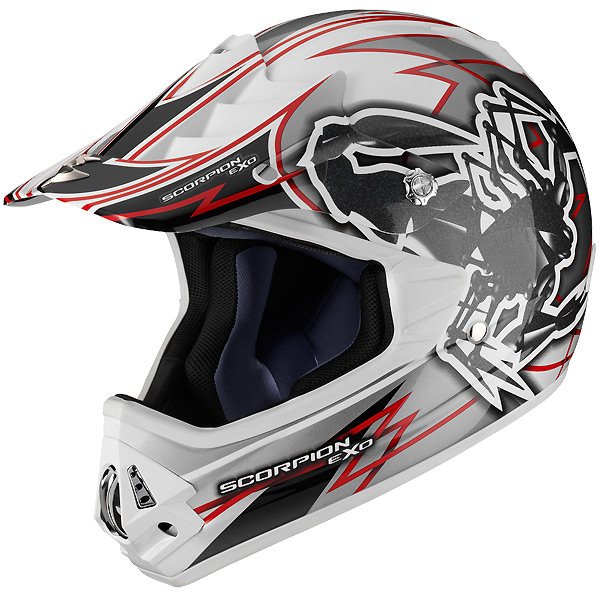 Casque Casque moto Scorpion VX-17 Air Bugster Noir Rouge