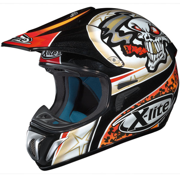 Casque Casque moto X-lite X-501 Gambler Black Orange 25