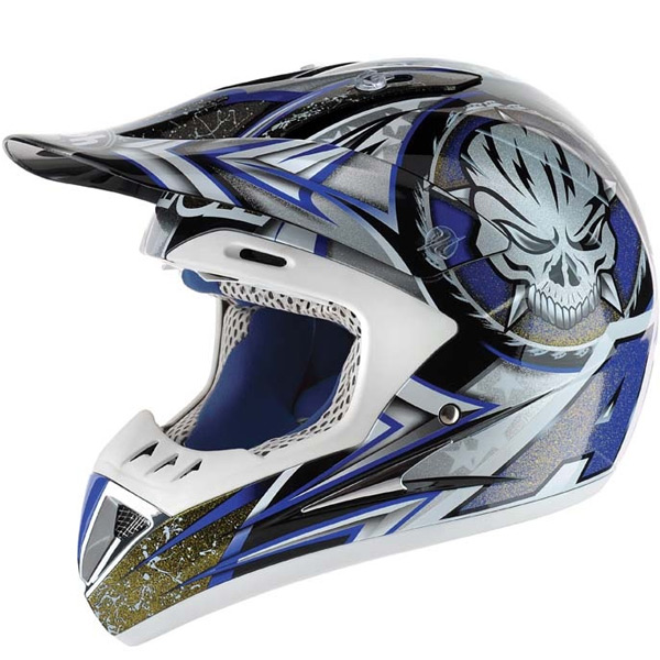 Casque Casque moto Airoh Runner X-Man Bleu RXMB