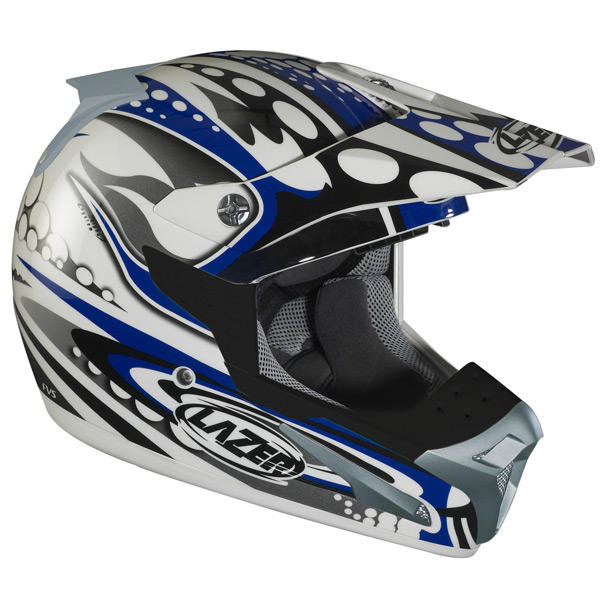 Casque Casque moto Lazer SMX Bionic Bleu