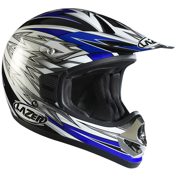 Casque Casque moto Lazer X5  Voltage Bleu