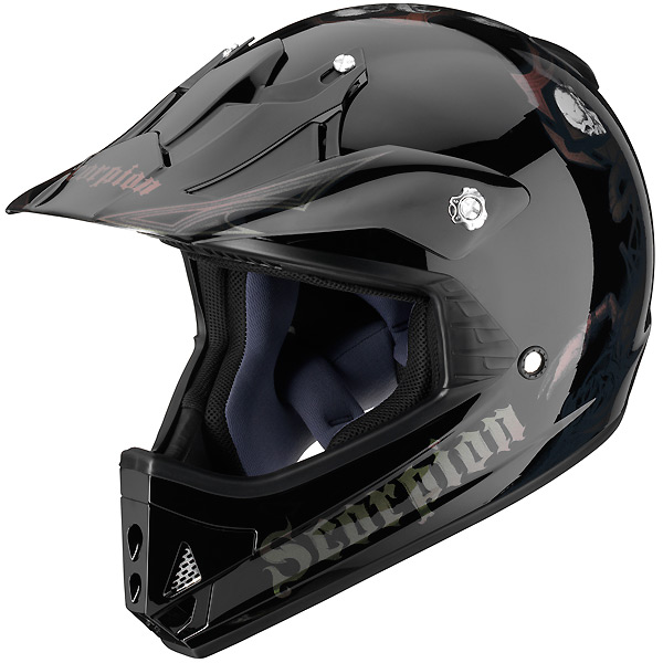 Casque Casque moto Scorpion VX-14 Scorpion Noir Cameleon