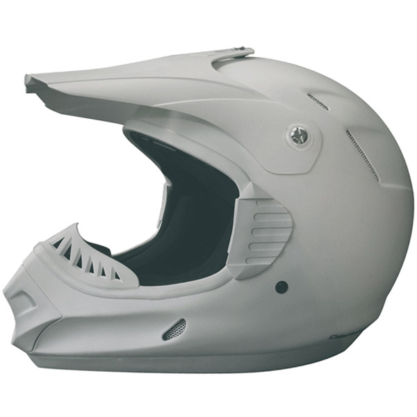 Casque Casque moto Torx Jeremy uni blanc mat