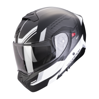 Casque Transformable Scorpion Exo 930 Evo Sikon Matt Black White Casque Transformable Scorpion Exo 930 Evo Sikon Matt Black White