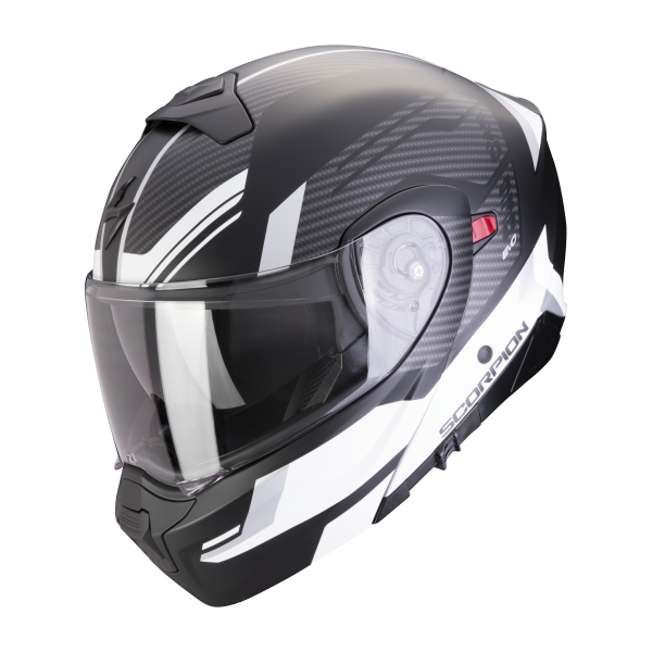 Casque Transformable Scorpion Exo 930 Evo Sikon Matt Black White Casque Transformable Scorpion Exo 930 Evo Sikon Matt Black White
