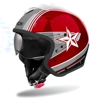 Casque Transformable Airoh J 110 Command Burgundy