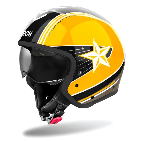 Casque Transformable Airoh J 110 Command Yellow
