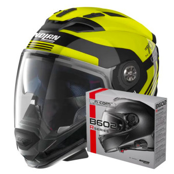 Casque Transformable Nolan N70 2 GT Jetpack 65 + Kit Bluetooth B602R