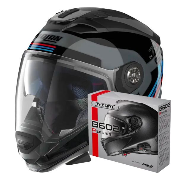 Casque Transformable Nolan N70 2 GT Jetpack 66 + Kit Bluetooth B602R