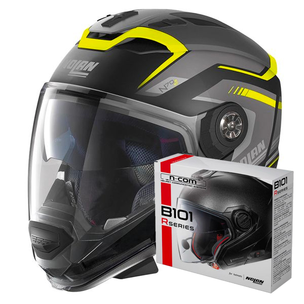 Casque Transformable Nolan N70 2 GT Switchback N-Com 59 + Kit Bluetooth B101R