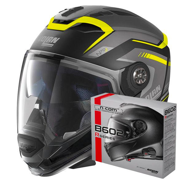 Casque Transformable Nolan N70 2 GT Switchback N-Com 59 + Kit Bluetooth B602R