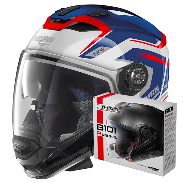 Casque Transformable Nolan N70 2 GT Switchback N-Com 61 + Kit Bluetooth B101R