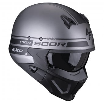 Scorpion Covert-X Tussle Silver Black Matt