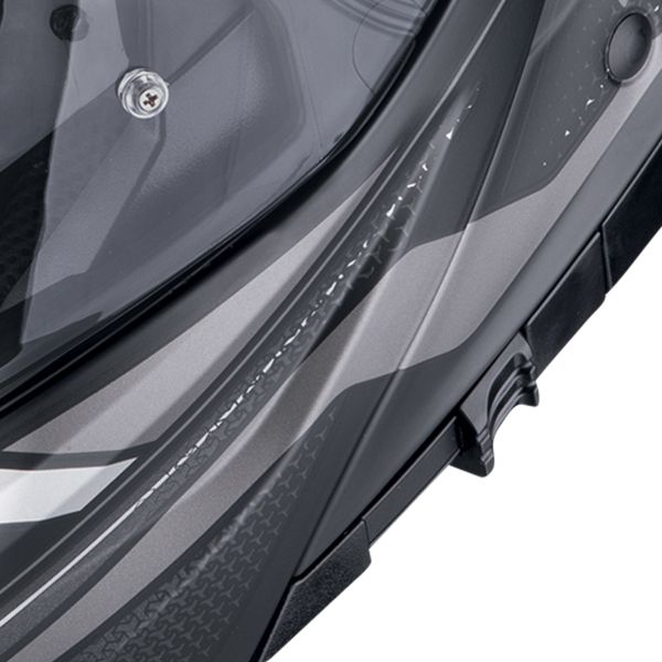 Scorpion Exo 930 Evo Ardens Matt Black Silver + Kit bluetooth 5R Lite