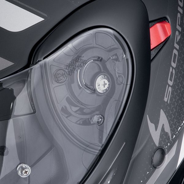 Scorpion Exo 930 Evo Ardens Matt Black Silver + Kit bluetooth 5R Lite