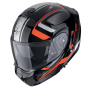 Casque Transformable Scorpion Exo 930 Evo Ardens Metal Black Red