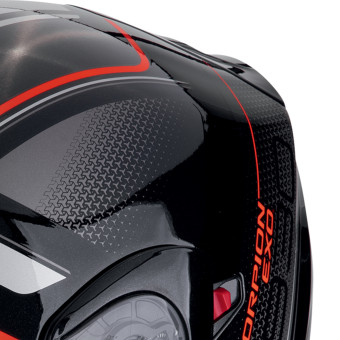 Scorpion Exo 930 Evo Ardens Metal Black Red + Kit bluetooth 5R Lite