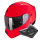 Pack Exo 930 Evo Solid Neon Red + Kit Bluetooth BT Mini
