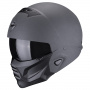 Casque Transformable Scorpion Exo Combat II Graphite Dark Grey