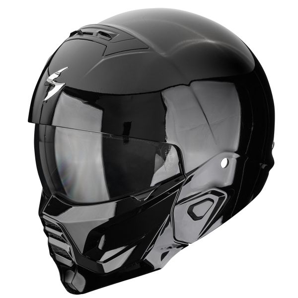 Casque Transformable Scorpion Exo Combat II Solid Black Casque Transformable Scorpion Exo Combat II Solid Black