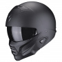 Casque Transformable Scorpion Exo Combat II Solid Matt Black