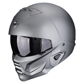 Casque Transformable Scorpion Exo Combat II Solid Matt Titan Grey