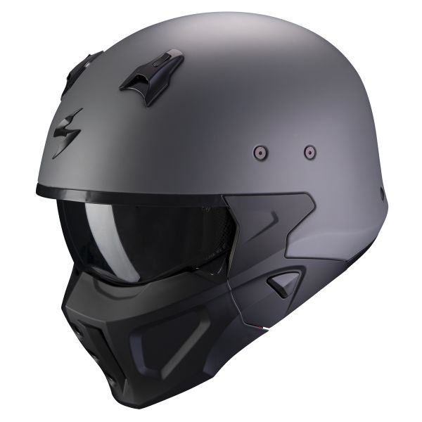Casque Transformable Scorpion Covert-X Cement Gray Black