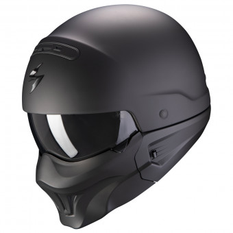 Casque Transformable Scorpion Exo Combat Evo Matt Black Casque Transformable Scorpion Exo Combat Evo Matt Black