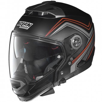 Casque Transformable Nolan N44 Evo Como N-Com Flat Black Red 33 Casque Transformable Nolan N44 Evo Como N-Com Flat Black Red 33