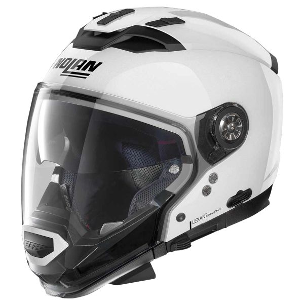 Casque Transformable Nolan N70 2 GT Classic N-Com Metal White 5 Casque Transformable Nolan N70 2 GT Classic N-Com Metal White 5
