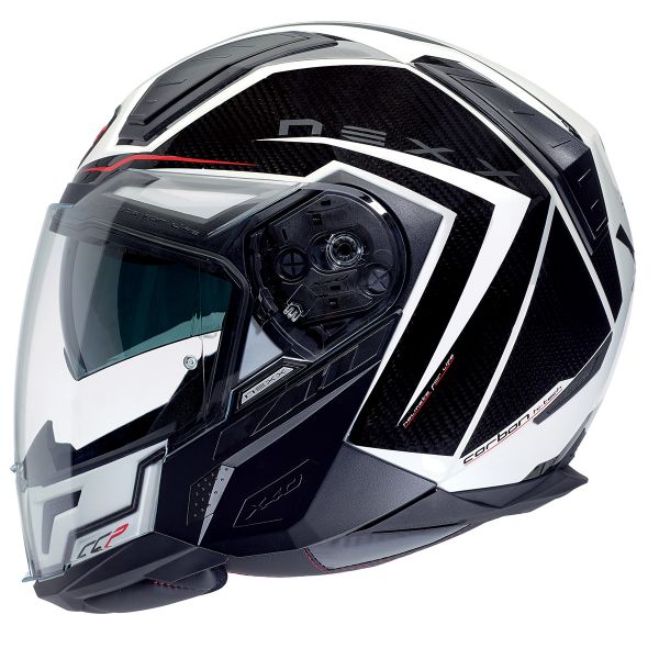 Casque Transformable Nexx X40 Carbon Hyperthech Blanc