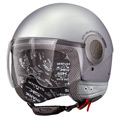 Casque Jet Shark SK by Shark DJ Silver metal SLM